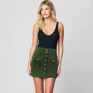 NWT BLANK NYC LEATHER skirt - size 27